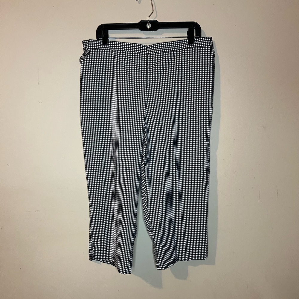 ⭐️Alfred Dunner Black and White Checkered Pants - Picture 2 of 4